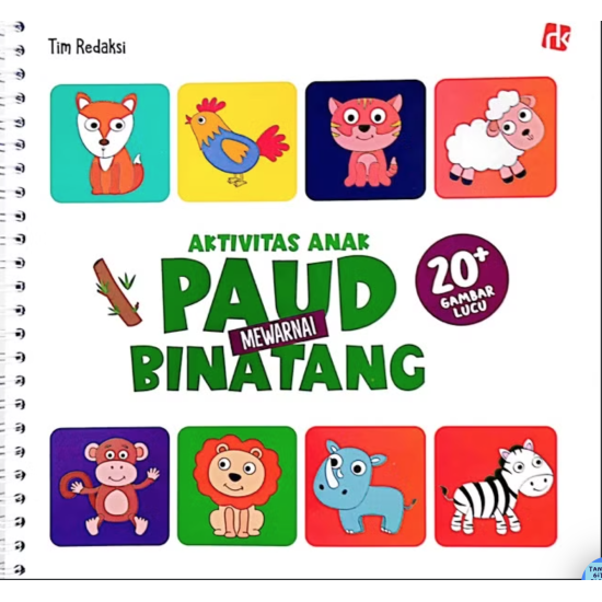 Aktivitas Anak Paud : Mewarnai Binatang