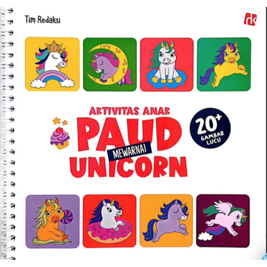 Aktivitas Anak Paud : Mewarnai Unicorn