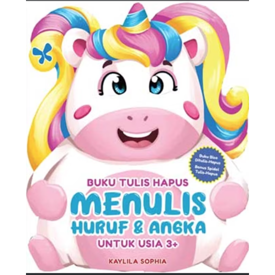 Buku Tulis Hapus : Menulis Huruf & Angka