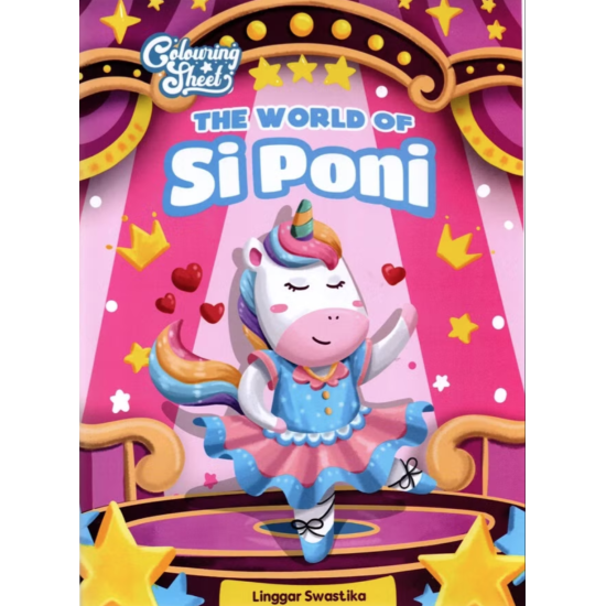 Colouring Sheet the World of Si Poni