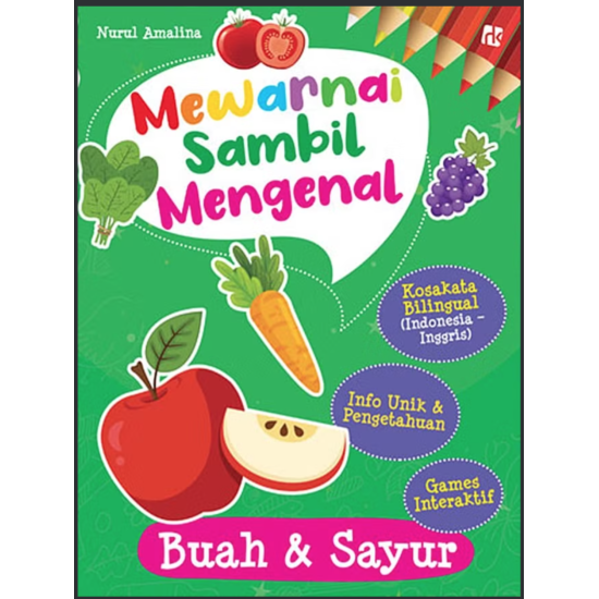 Mewarnai Sambil Mengenal Buah & Sayur