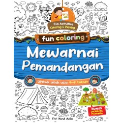 Fun Coloring : Mewarnai Pemandangan (Bonus Diorama) Fun Coloring : Mewarnai Pemandangan (Bonus Diorama)