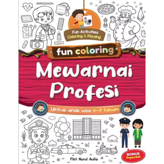 Fun Coloring Mewarnai Profesi Fun Coloring Mewarnai Profesi
