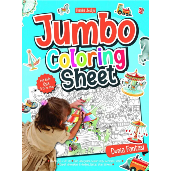 Jumbo Coloring Sheet Dunia Fantasi Jumbo Coloring Sheet Dunia Fantasi
