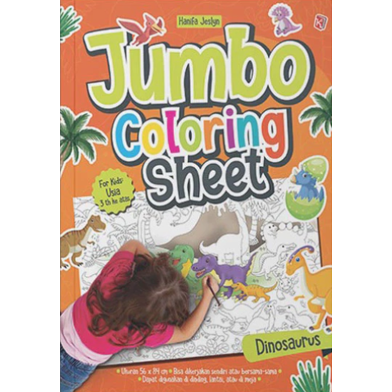 Jumbo Coloring Sheet Dinosaurus Jumbo Coloring Sheet Dinosaurus