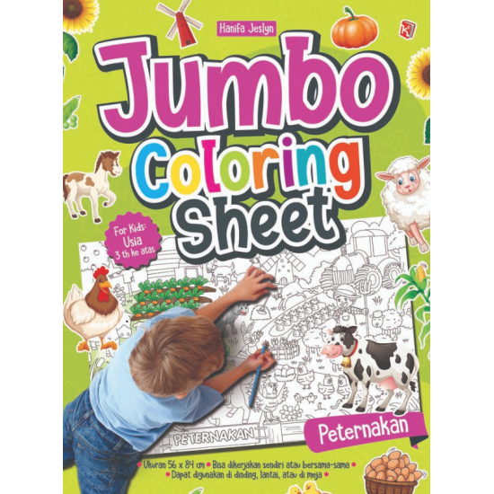 Jumbo Coloring Sheet Peternakan Jumbo Coloring Sheet Peternakan
