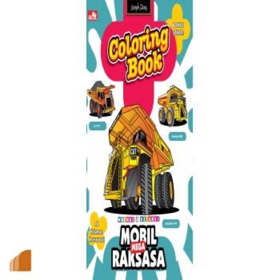 Coloring Book: Mobil Mega Raksasa+STIKER