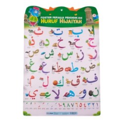Poster Peraga Pendidikan Huruf Hijaiyah (Gambar Timbul) Poster Peraga Pendidikan Huruf Hijaiyah (Gambar Timbul)