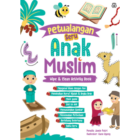 Wipe Clean Activity: Petualangan Seru Anak Muslim