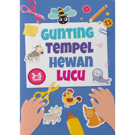 Aktivitas: Gunting Tempel Hewan Lucu (Buku Event)