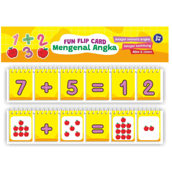 Mainan Edukatif: Fun Flip Card: Mengenal Angka