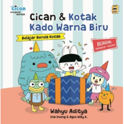 Seri Fun Cican: Cican & Kotak Kado Warna Biru (Boardbook)