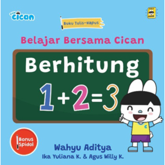Seri Fun Cican: Belajar Bersama Cican Berhitung (Boardbook)