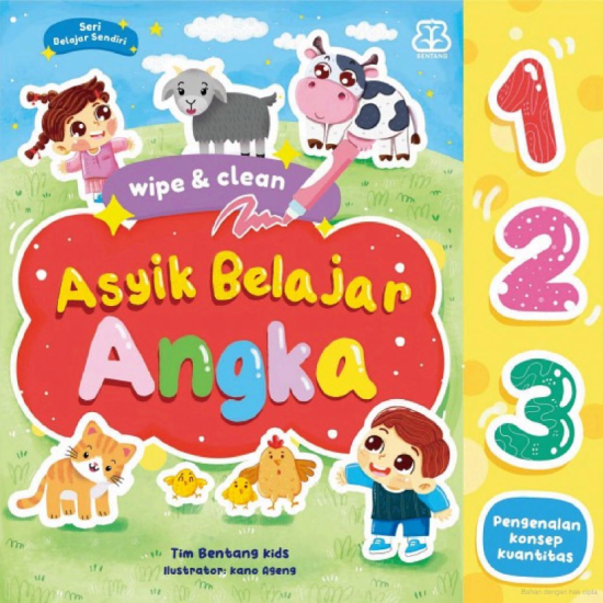 Wipe & Clean: Asyik Belajar Angka (Boardbook) Wipe & Clean: Asyik Belajar Angka (Boardbook)