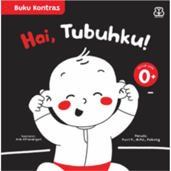 Buku Kontras: Hai, Tubuhku! (Boardbook)