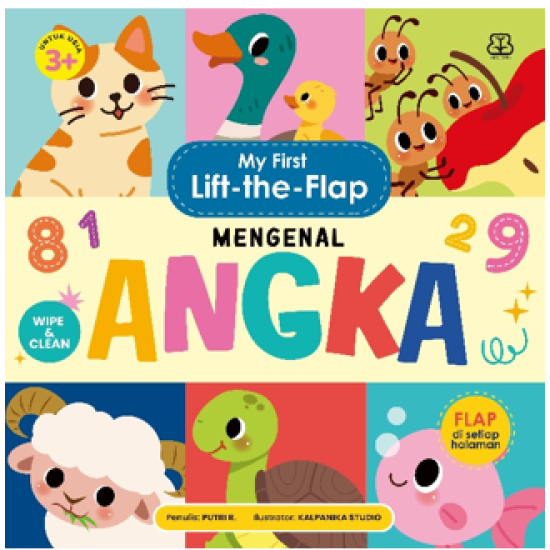 My First Book: My First Lift-The-Flap Mengenal Angka (Boardbook)