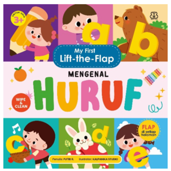 My First Book: My First Lift-The-Flap Mengenal Huruf (Boardbook)