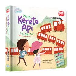 Seri The Twin Explorer: Naik Kereta Api (Boardbook Bilingual) (Republish 2025)