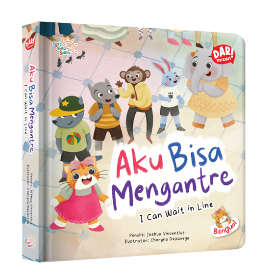 SCB Fabel Bilingual: Aku Bisa Mengantre (Boardbook)