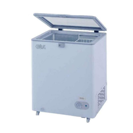 GEA Lift Up Glass Door Freezer SD-100F