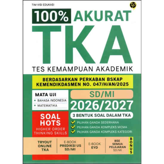 100% Akurat TKA SD/MI 2026/2027