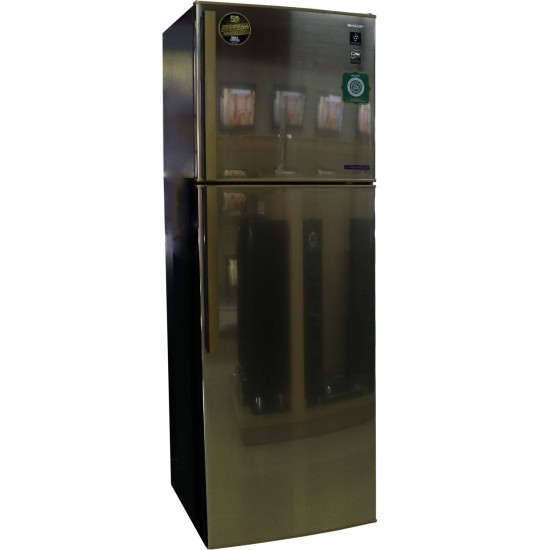 Sharp Refrigerator 352 Liter SJ-456GI-AM Gold Kulkas 2 Pintu