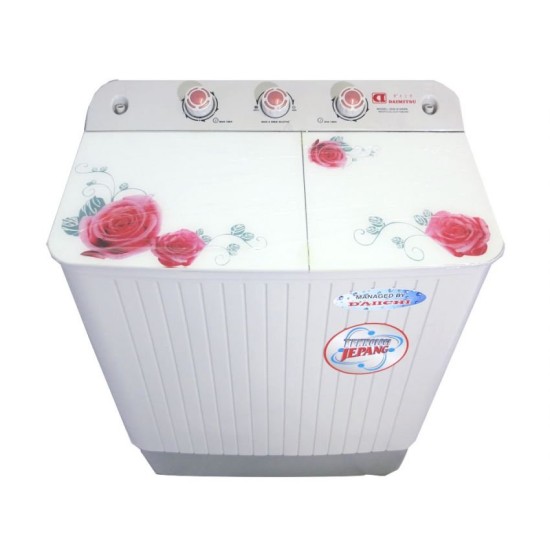 Daimitsu Mesin Cuci 2 Tabung 8 Kg Twin Tub DIW-819/820SMA/SPA/SBA