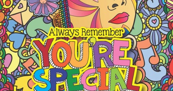 Always Remember: You'Re Special (100 Coloring Templates With Quotes For Positive Mind)