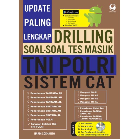 Update Paling Lengkap Drilling Soal-Soal Tes Masuk TNI-Polri Sistem CAT