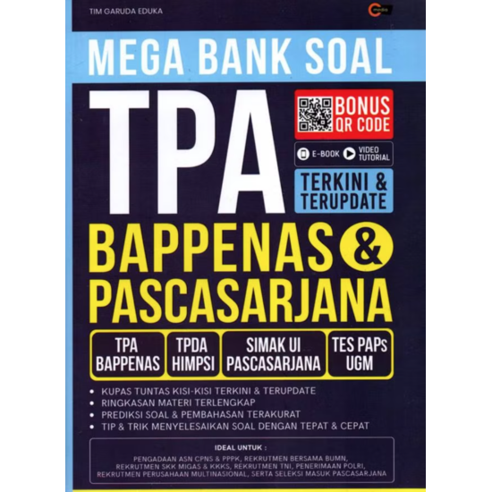 Mega Bank Soal TPA BAPPENAS & Pascasarjana