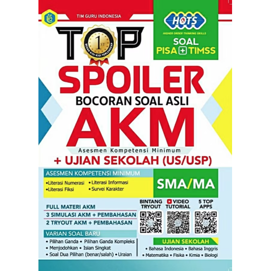 Top Spoiler Bocoran Soal Asli AKM + Ujian Sekolah (US/USP) SMA/MA Top Spoiler Bocoran Soal Asli AKM + Ujian Sekolah (US/USP) SMA/MA