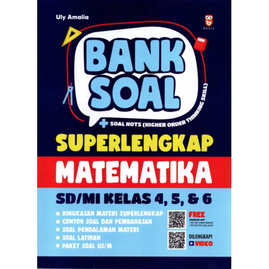 Bank Soal + Soal HOTS Superlengkap Matematika SD/MI Kelas 4,