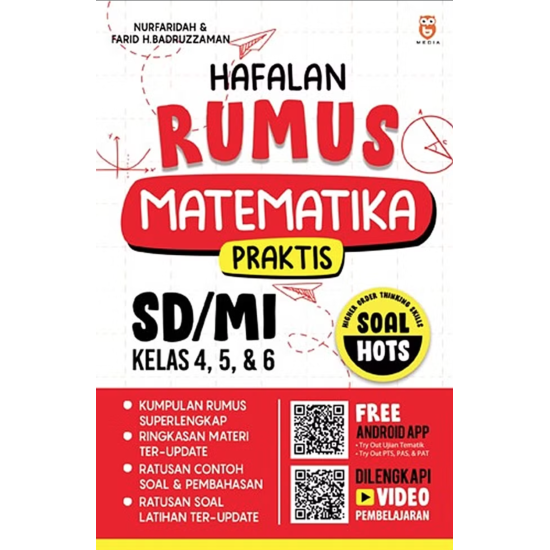 Hafalan Rumus Matematika Praktis SD/MI Kelas 4,5, & 6