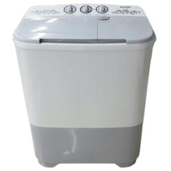 Mesin Cuci 2 Tabung Sharp 6.5 Kg Twin Tub ES-T65MW Mesin Cuci 2 Tabung Sharp 6.5 Kg Twin Tub ES-T65MW