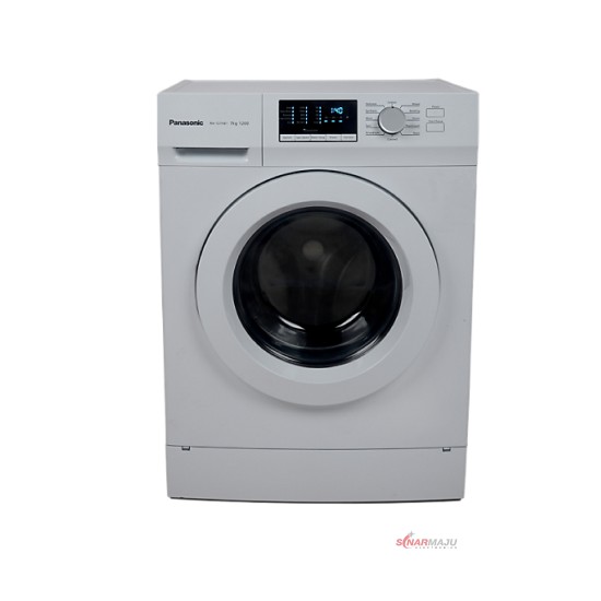 Mesin Cuci 1 Tabung Panasonic 8 Kg Front Loading NA-128XB1WNE