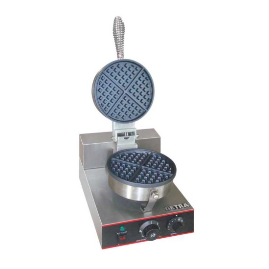 Waffle Baker Listrik Getra WB-1H Dimensi Round 18 cm