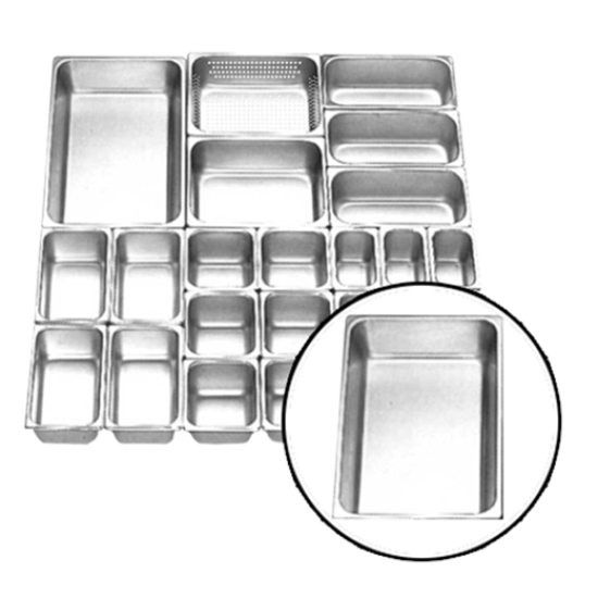 Stainless Steel Food Getra Pan FP-1/2-6 Stainless Steel Food Getra Pan FP-1/2-6