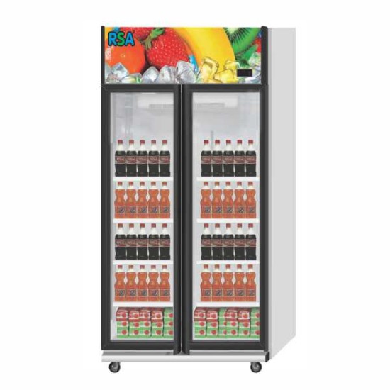 Showcase 2 Pintu RSA 600 Liter Display Cooler OPAL